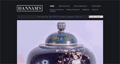 Desktop Screenshot of hannamsauctioneers.com